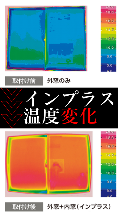 断熱,サーモグラフィ,内窓