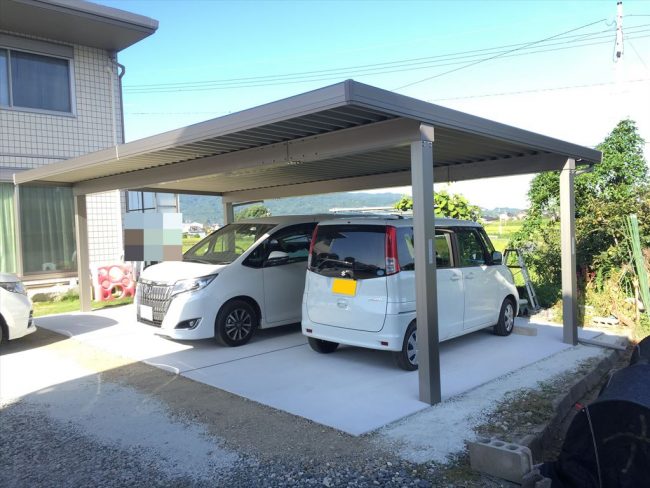 台風 対策 カー ポート 屋根